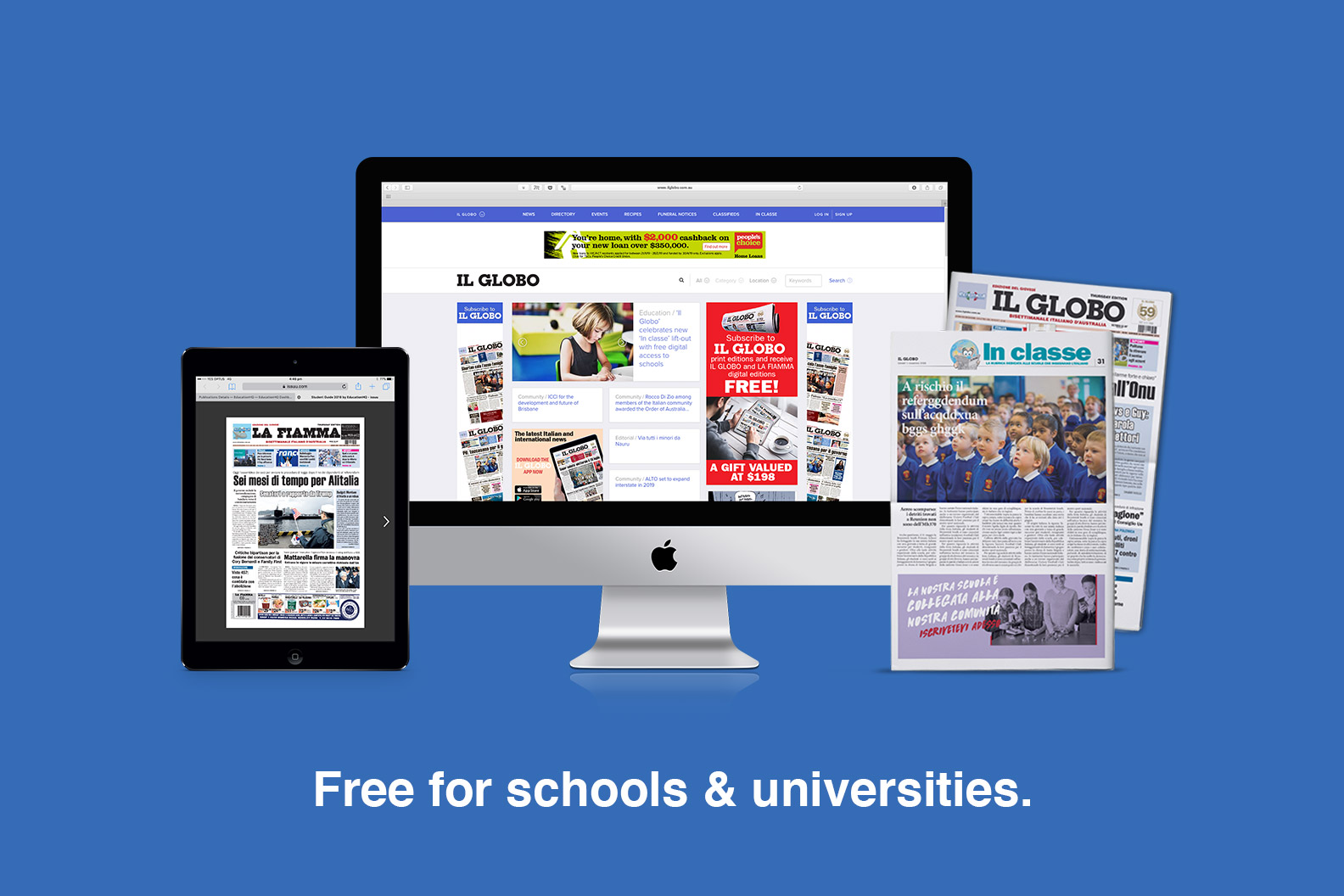Free for schools & universities